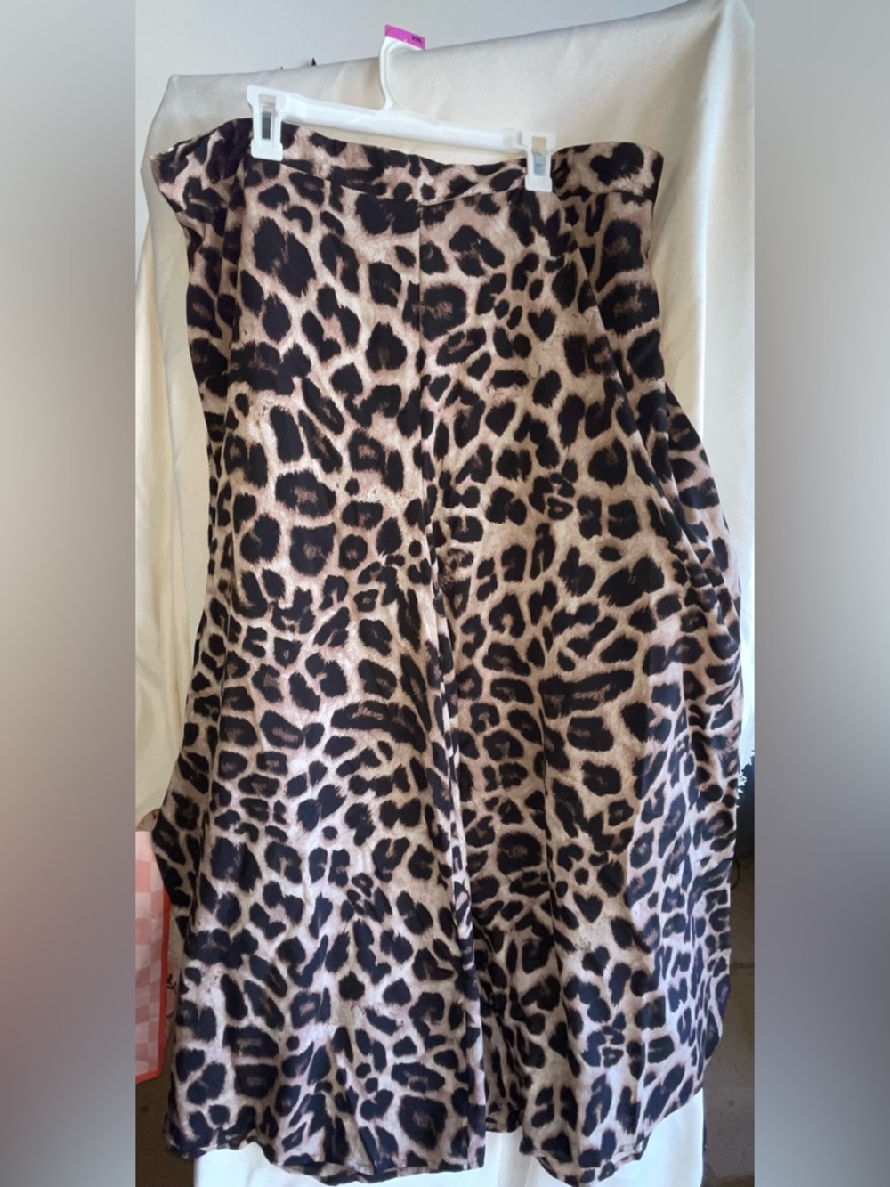 Animal Print Wide Leg Pant/Palazzo in Black, Brown & Tan